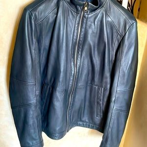 Hugo Boss leather Jacket